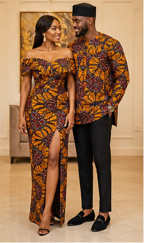 Couple Ankara Occasion Set